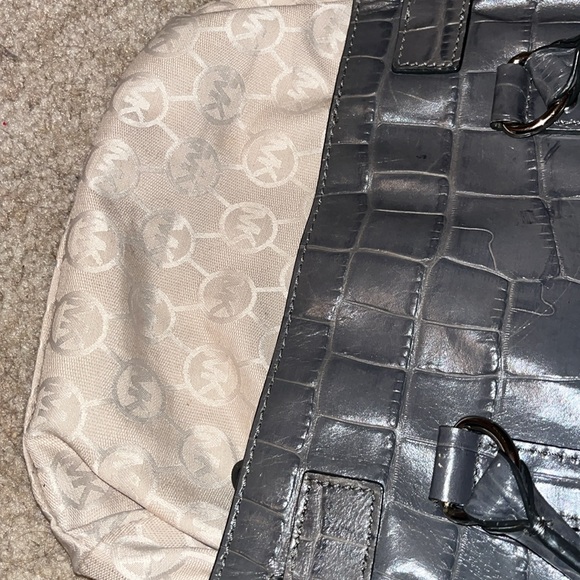 Michael Kors Large North South Croc Embossed Hamilton - Picture 15 of 16